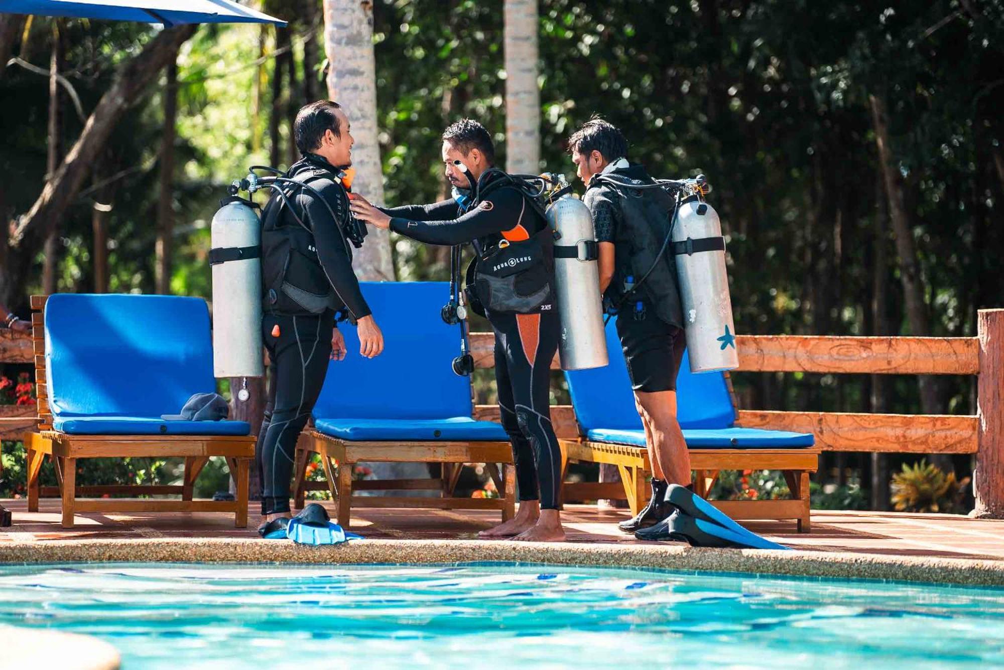 Blue Star Dive And Resort Анда Екстер'єр фото